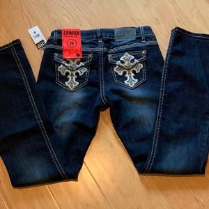 STYLISH Zanadi Bling Jeans w/33” inseam